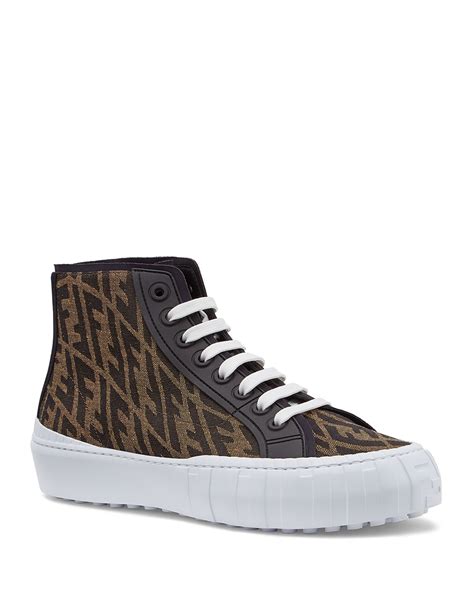 fendi mens sneaker|fendi force high top sneakers.